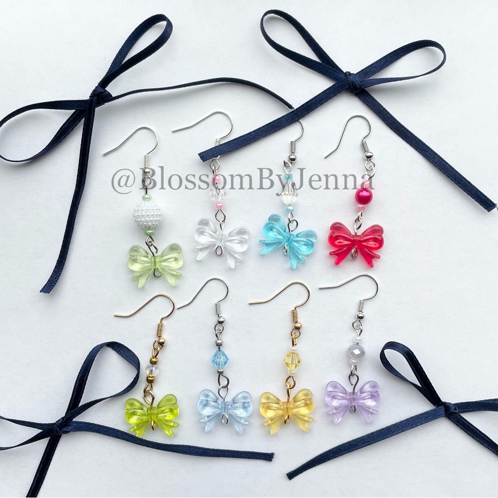 ୨୧ BOW EARRINGS ୨୧